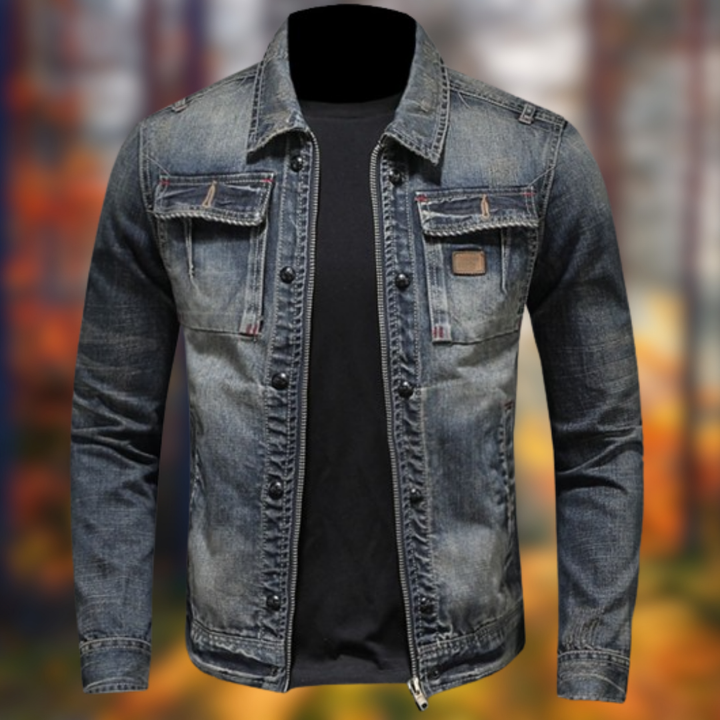 Luigi™ | Retro Style Denim Jacket