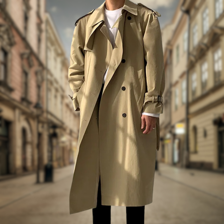 Michael™ | Elegant long trench coat