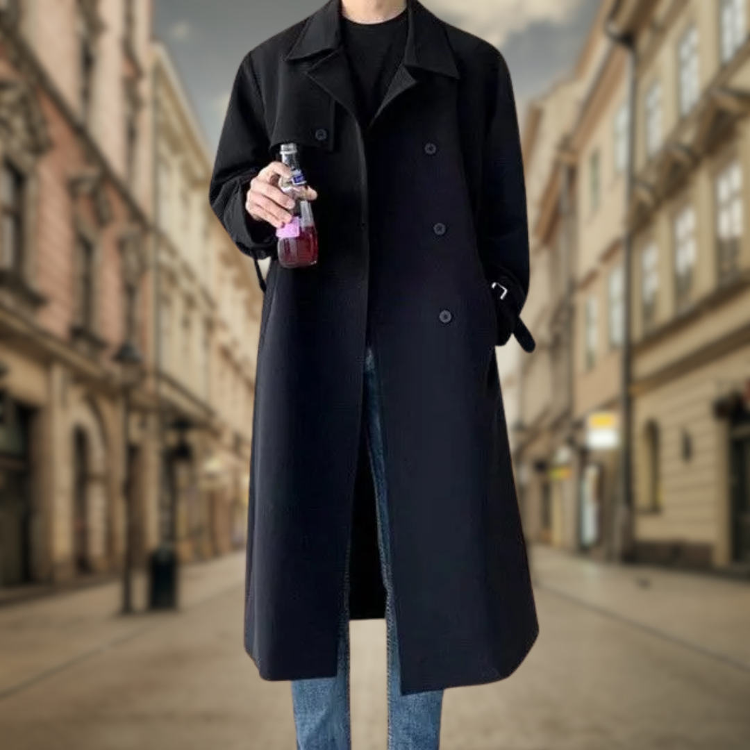 Michael™ | Elegant long trench coat