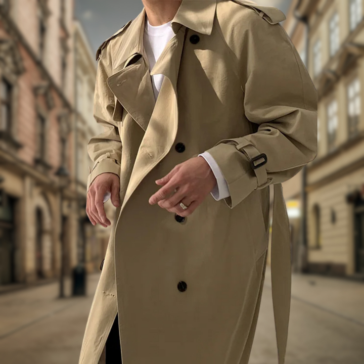 Michael™ | Elegant long trench coat