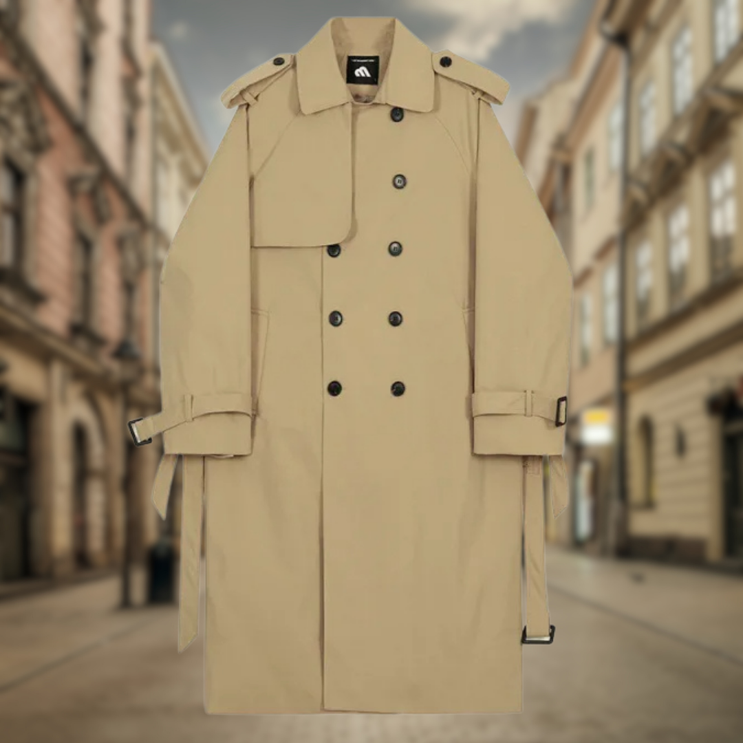 Michael™ | Elegant long trench coat