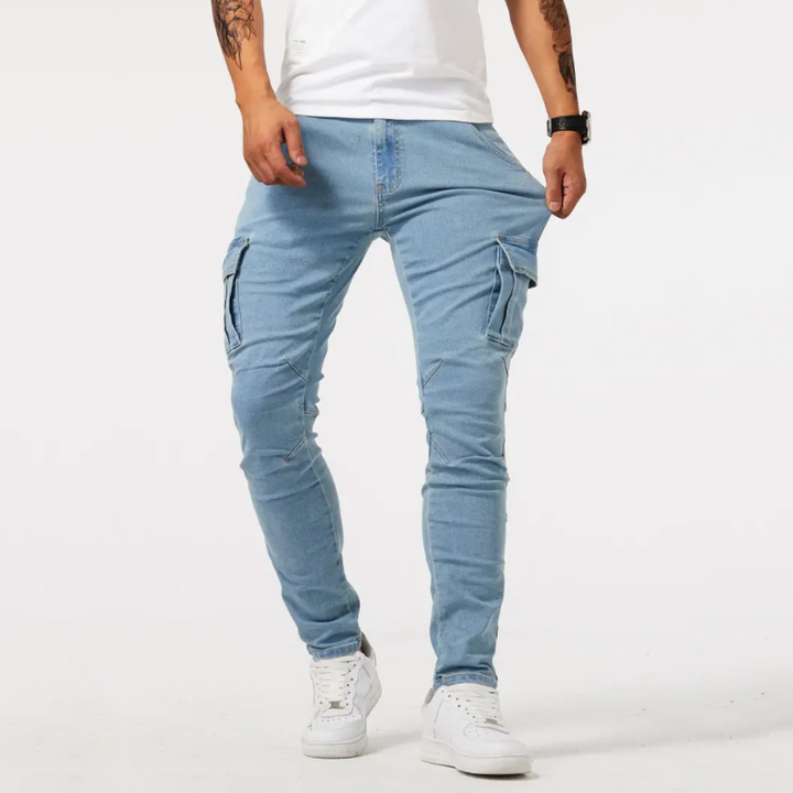 Albin - Pantalon stretch cargo